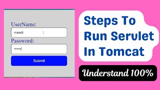 Running Servlet Program in Tomcat Server | Simple Servlet in Java