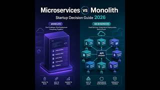 The 2026 Startup Architecture Guide: Monoliths vs. Microservices