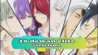 10 Anggota Dewan Elit Totsuki Versi Lama , Shokugeki No Souma