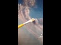 como pintar nubes con Óleo