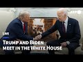 🔴LIVE: US President Joe Biden welcomes President-elect Donald Trump to the White House | AFP