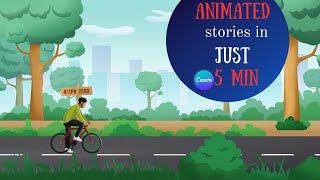 Cartoon Animation Videos Tutorial in Canva | Animated Videos