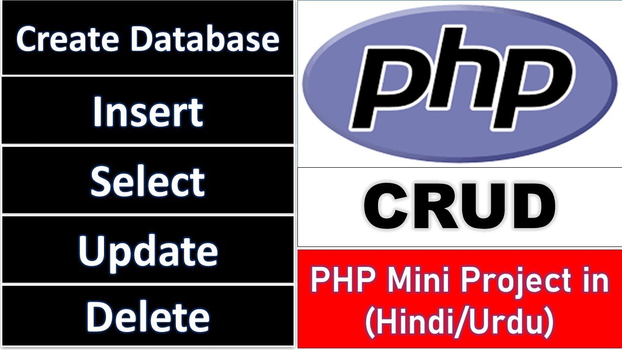 Php Crud Create Read Update Delete Queries In Php Mysql Youtube Php Crud Create Read Update Delete Queries In Php Mysql Youtube