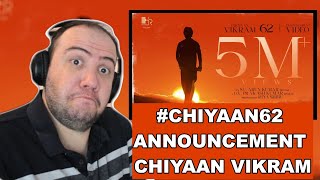 #Chiyaan62 - Announcement Video | Chiyaan Vikram | S.U. Arun Kumar | PRODUCER REACTS TAMIL 🇮🇳