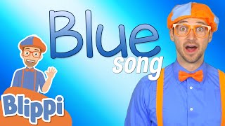 Blippi Color Blue Song | Educational Songs For Kids