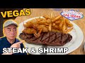 $11.99 Steak & Shrimp at Sourdough Café, Arizona Charlie's Boulder. Las Vegas