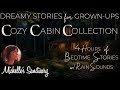 4-HRS of Continuous Storytelling for Sleep 😴 COZY CABIN COLLECTION 🌧 Rainy Bedtime Stories