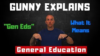 General Education Explained | College Terminology