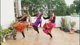 Aigir Nandini - Durga Stotram | Classical Dance Trio | Bharatanatyam