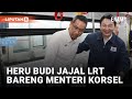 Heru Budi dan Menteri Transportasi Korsel Jajal LRT dari Velodrome ke Pegangsaan Dua | Liputan6