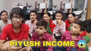 Piyush Reveal Sourav Joshi Income 😅 @souravjoshivlogs7028 Piyush Joshi #shorts