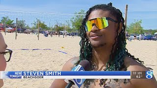 As beaches fill, caution in cold water is essential