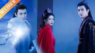 灰姑娘主动与魔尊约会，怎料心机男下一秒就出手暗杀两人！#chinesedrama #千朵桃花一世开#张彬彬#theblossominglove