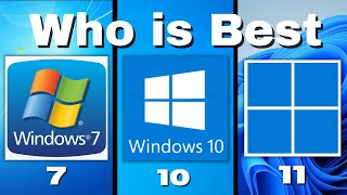 Comparison Between Windows 7, Windows 10 and Windows 11 | Which is Best for Your PC in 2024?
