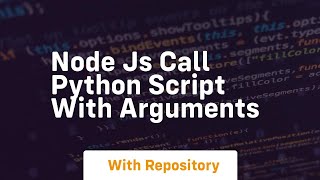 node js call python script with arguments