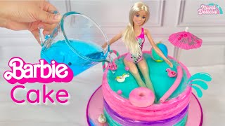 Join the TREND 🎀 Learn how to make the Barbie Cake! SURPRISE with the most requested cake of the sum