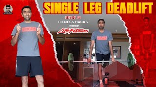 Single Leg Deadlift | Fitness Hacks | Episode 9 | R Ashwin | #Fitness #Health