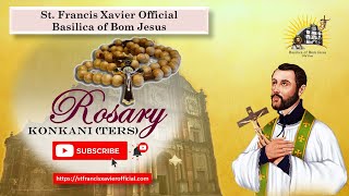 🙏Rosary in Konkani (Ters) 📿 Basilica of Bom Jesus 🙏Somar 23 Dezembr 2024