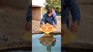 डबल star वाले पतंग को पानी में water test one vip kites test #shorts