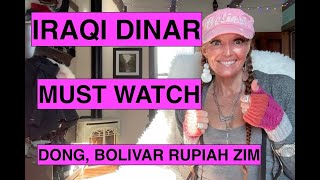 IRAQI DINAR MUST WATCH 🚨 Intel Summary + Dong • Bolivar • Rupiah • Zim