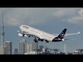 【4k】最近の羽田の4発機はこれだけ！lufthansa a340離陸【2022 02 18 羽田空港第2ターミナル】