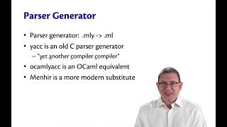 Menhir and Ocamllex | OCaml Programming | Chapter 9 Video 11
