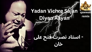 Yadan Vichre Sajan Diyan Aayan - Ustad Nusrat Fateh Ali Khan -QAWWALI REMIX HD Video