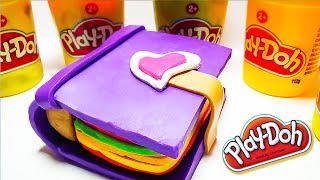 Play-Doh How to Make a Rainbow Color Book Learn Colors Play Doh Ice Cream with Finger Family
