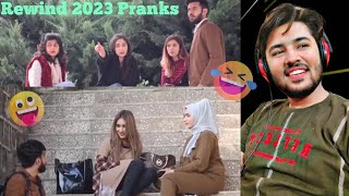 Funny Pranks !! PRANKS REWIND 2023 || Haris Awan Pranks Reaction😆|| Most Funiest pranks😂
