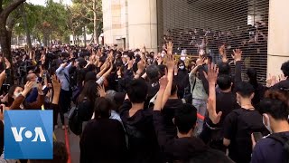 Supporters Rally as Hong Kong Activists Are Taken to Court