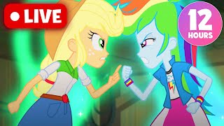 🔴 Equestria Girls Live: MOVIE NIGHT MARATHON🎥 | Full Movies Children's Cartoon