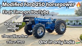 Modified Ford 250 horsepower 🔥/One in only india/ Biggest Ford in india /Crome wheels/fully custom