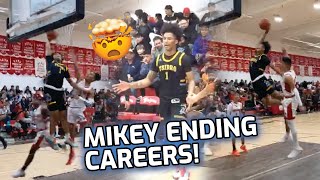 Mikey Williams Can't Stop DUNKING ON PEOPLE! Overrated Chants After He Dunked On The Whole Team 🥴