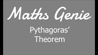Pythagoras' Theorem