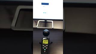 RF EMF Meter LATNEX HF-B3G Measuring and Controlling the Radiation from a Wifi Modem