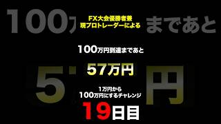 FXプロトレーダー　1万円から100万円を目指す　19日目 #ホッシー流うねり取り #波乗り道場 #アラート