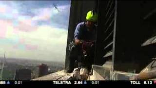 Falcon chicks shown off in Melbourne