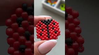 Beaded Ladybug 🐞 | Mini Keychain Process