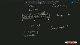 #33 Search in Rotated Sorted #array Day-7 of Blind 75 #leetcode Questions Ace #coding #interview