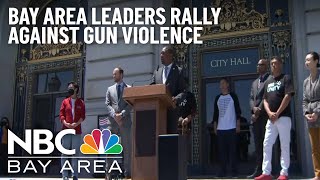 Bay Area Leaders Rally Against  Gun Violence in Wake of Mass Shootings