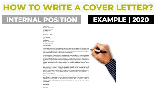 How To Write a Cover Letter For an Internal Position? | Example