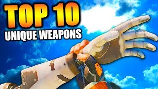 Top 10 "MOST UNIQUE WEAPONS" in COD HISTORY (Top Ten) Call of Duty | Chaos