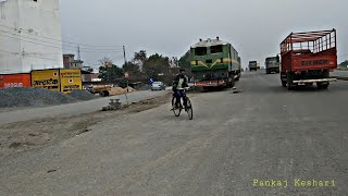 Unbelievable !! WAG9 on Road || Goods Locomotive of Indian Railways WAG9 on Road