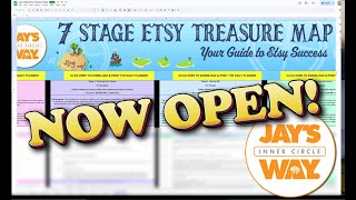 🤩 The Inner Circle is NOW OPEN! Check out My Etsy Treasure Map Overview Too!