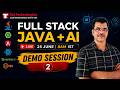 Learn Full Stack Java + AI from Scratch | Demo Session 2