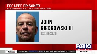Florida authorities searching for escaped inmate