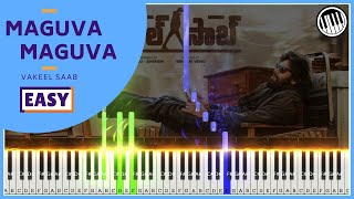 Maguva Maguva | Vakeel Saab | Easy Piano Tutorial | Piano n I
