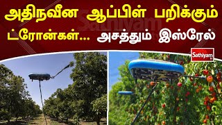 அதிநவீன ஆப்பிள் பறிக்கும் ட்ரோன்கள்... அசத்தும் இஸ்ரேல் | Apple | Drone