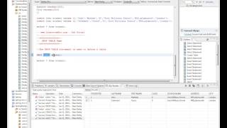 DROP TABLE SQL DEMO