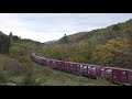 2019.10.12 撮影　常紋峠 紅葉　石北貨物 玉ねぎ列車　☆北鉄路漫599